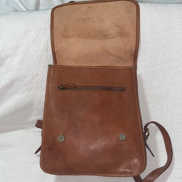IMEDICI LEATHER Vertical Briefcase Messenger Bag main image 16